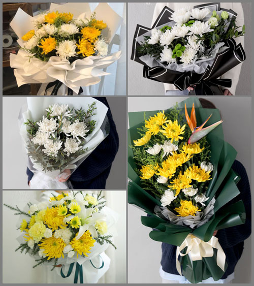 江苏盐城阜宁县益林镇白事花束代送